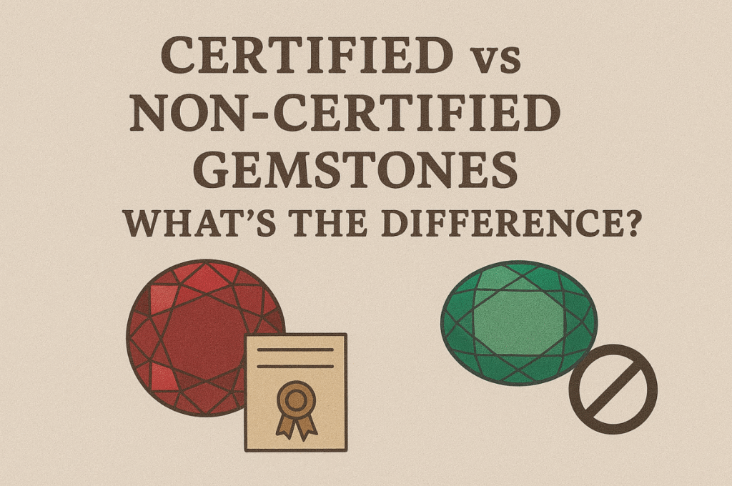 Certified vs Non-Certified Gemstones - What’s the Difference
