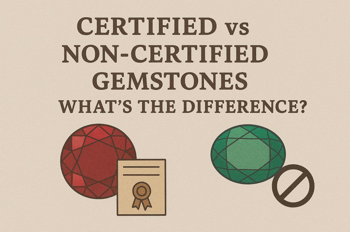 Certified vs Non-Certified Gemstones - What’s the Difference