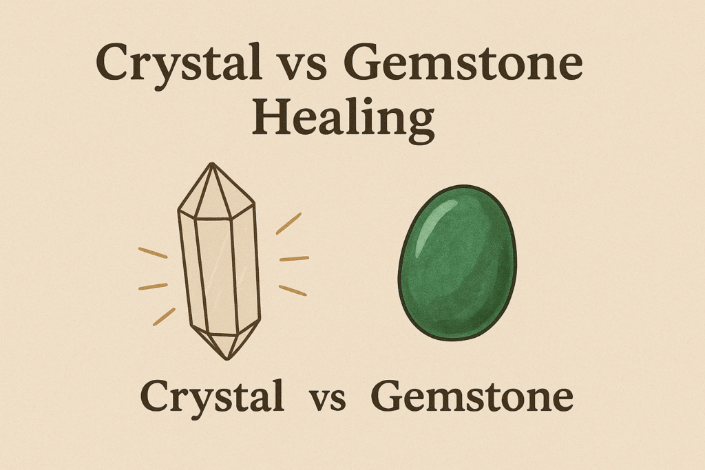 Crystal vs Gemstone Healing What’s the Difference