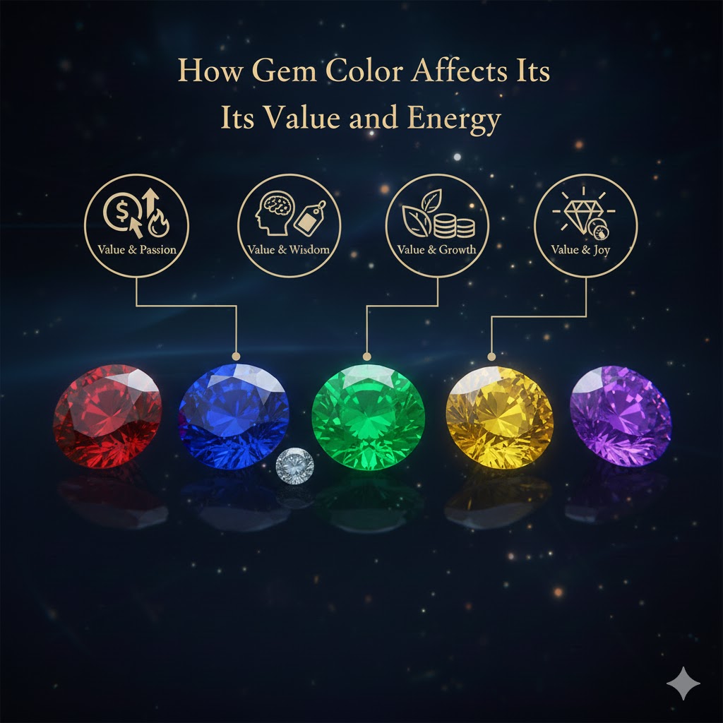 How Gem Color Affects Value and Energy
