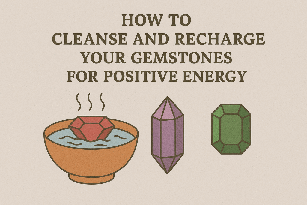 How to Cleanse and Recharge Your Gemstones for Positive Energy