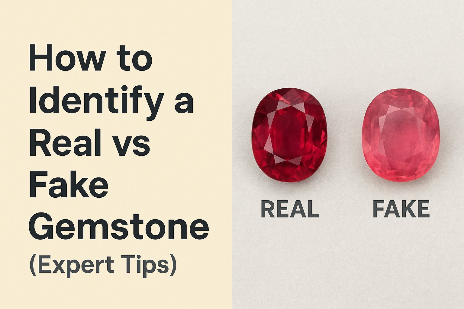 How to Identify a Real vs Fake Gemstone (Expert Tips)