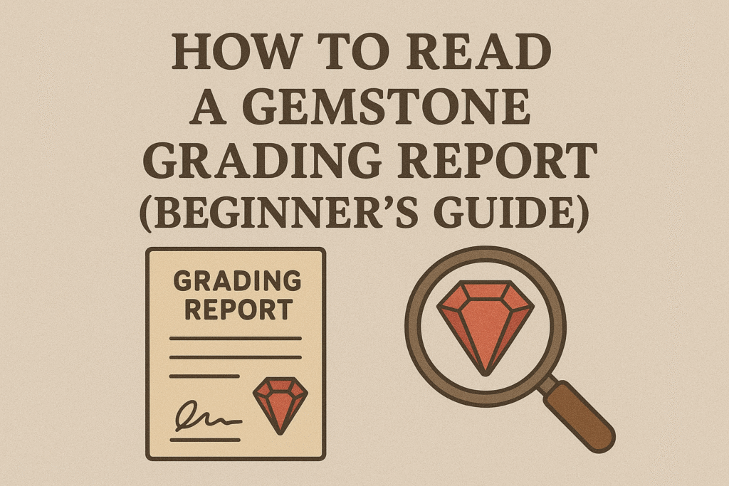 How to Read a Gemstone Grading Report