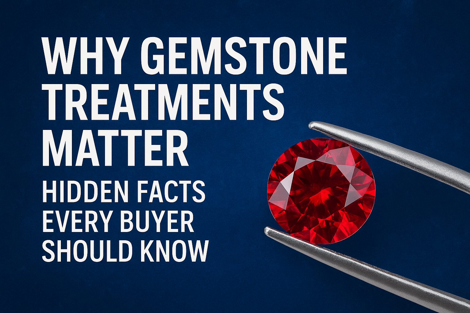 Why Gemstone Treatments Matter Hidden Facts Every Buyer Should Know