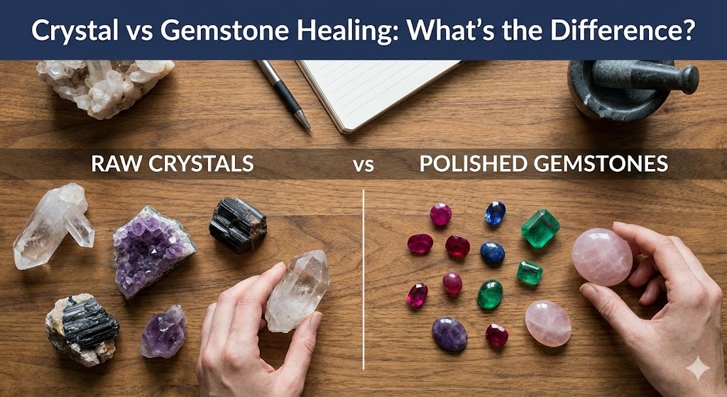ystal vs Gemstone Healing