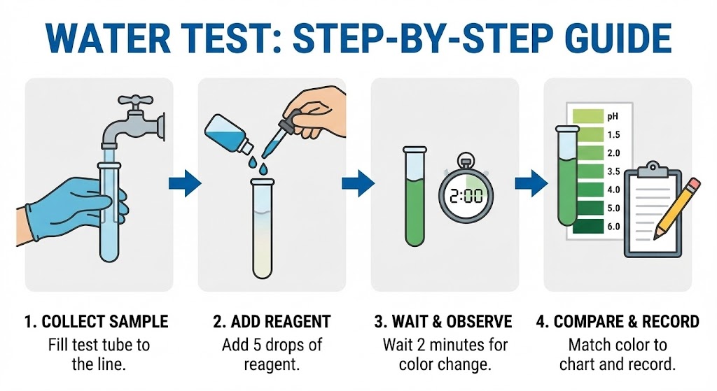 Demonstration of Rudraksha water test showing genuine bead sinking in glass of water